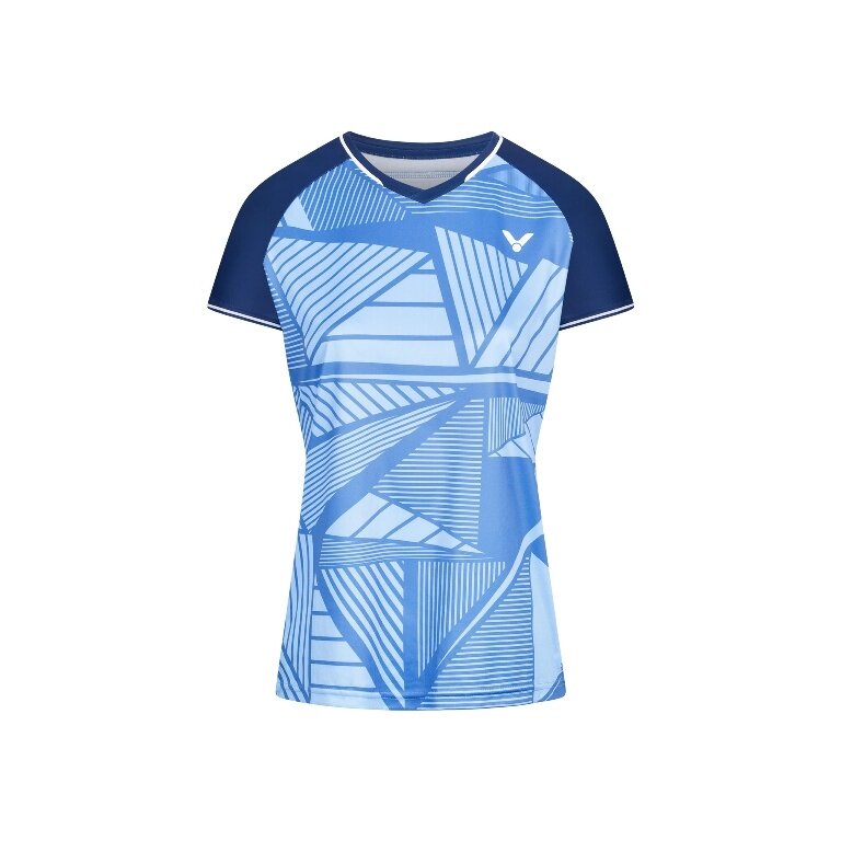 Victor Sport-Shirt T-64100 B (100% Polyester) blau Damen