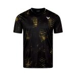 Victor Sport-Tshirt T-53102 C (100% Polyester) schwarz/gelb Herren