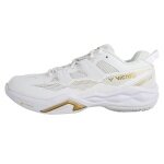 Victor Hallen-Indoorschuhe C60 AX weiss/gold Herren