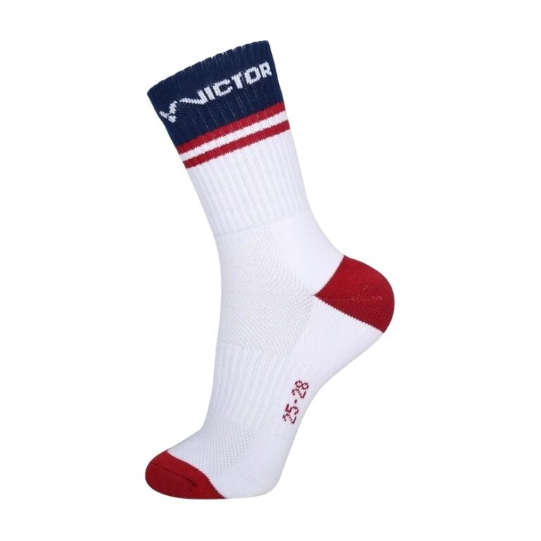 Victor Sportsocken SK 5516VBC weiss/rot/blau - 1 Paar