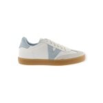 victoria Sneaker Berlin Ciclista (Lederoptik/Veloursleder) - weiss/hellblau Damen