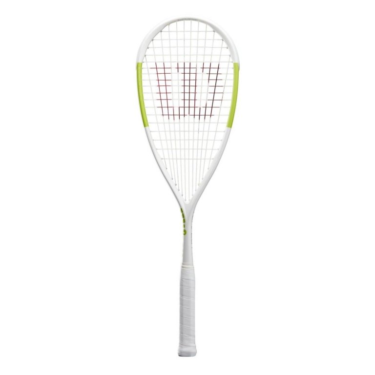 Wilson Squashschläger Tempest Pro (135g/sehr kopflastig) weiss/grün - besaitet -