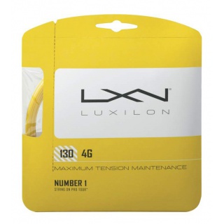Luxilon Tennissaite 4G (Haltbarkeit+Power) gelb 12m Set