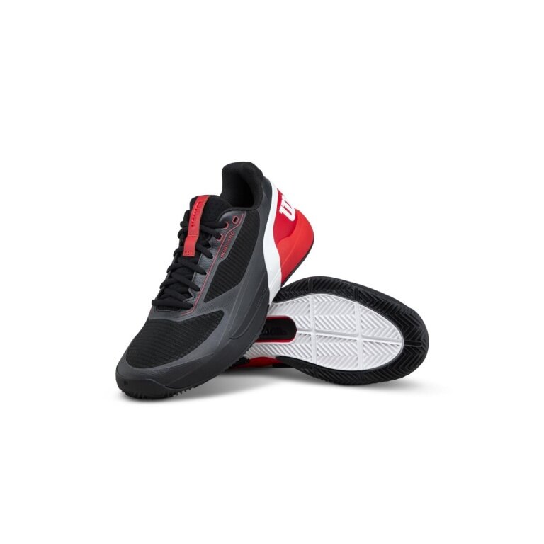 Wilson Tennisschuhe Rush Pro 5.0 Clay/Sandplatz schwarz/rot/weiss Herren