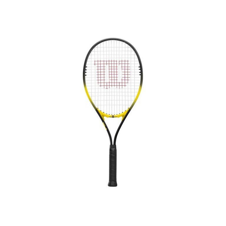 Wilson Tennisschläger Energy XL 112in/274g/Freizeit 2026 schwarz/gelb - besaitet -
