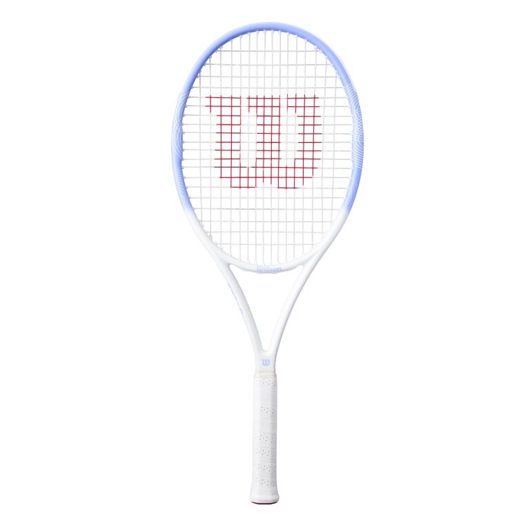 Wilson Tennisschläger Allure SE 102in/249g/Freizeit 2026 weiss/blau - besaitet -