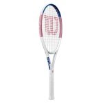 Wilson Tennisschläger Allure 105in/295g/Freizeit 2025 weiss/rosa/blau - besaitet -
