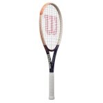Wilson Tennisschläger Roland Garros Triumph 105in/298g/Freizeit 2025 beige/navyblau - besaitet -