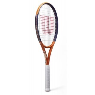 Wilson Tennisschläger Roland Garros Equipe HP 100in/286g/Allround 2025 braun/dunkelblau - besaitet -