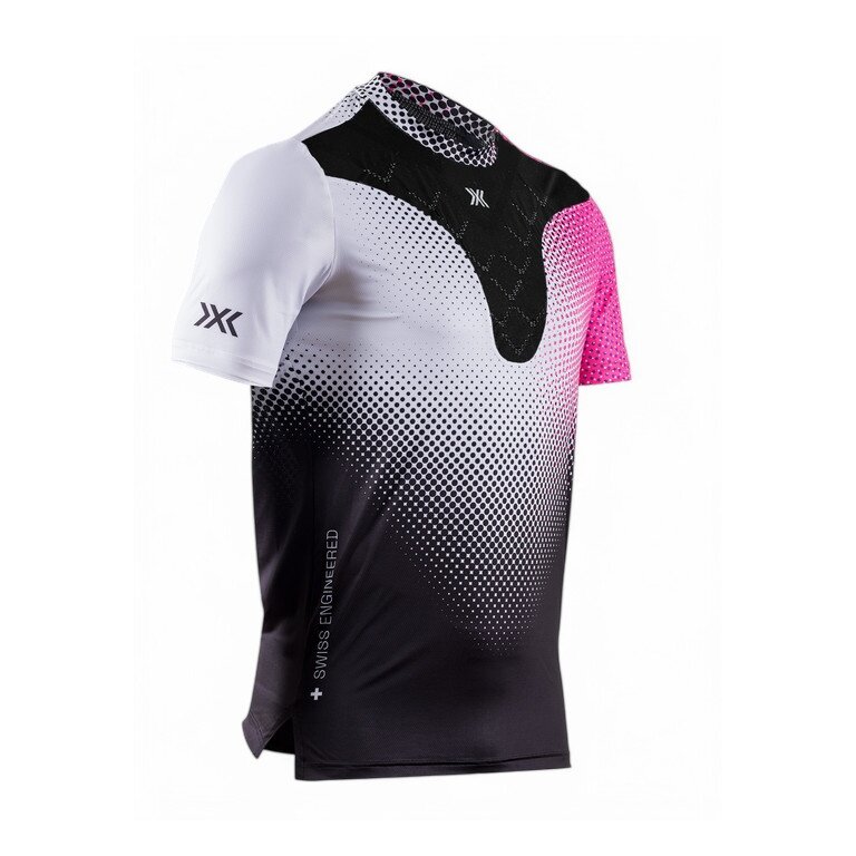 X-Bionic Laufshirt Corefusion Run Shirt schwarz/pink/weiss Herren