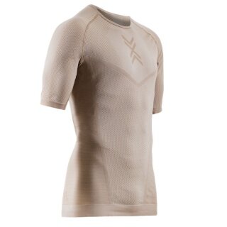 X-Bionic Laufshirt Xceed Ride Run Shirt (optimale Thermoregulation) sandbraun Herren