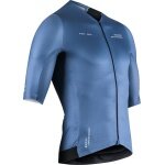 X-Bionic Fahrrad-Shirt Corefusion Aero Jersey (Front-Reißverschluss, leicht, atmungsaktiv) mineralblau Herren
