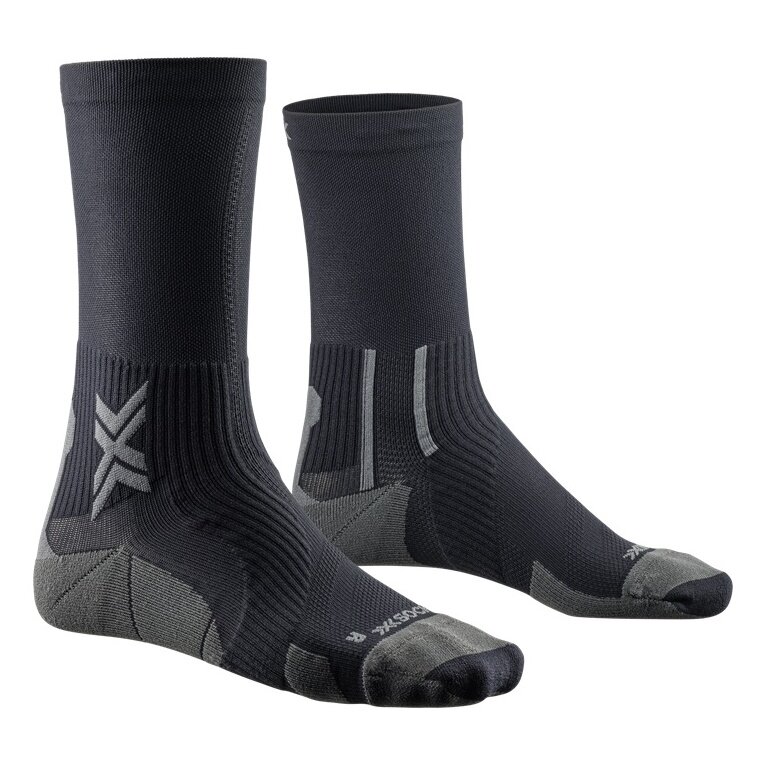 X-Socks Laufsocke Run Perform Crew schwarz/charcoal Herren - 1 Paar