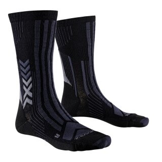 X-Socks Trekkingsocke Perform Merino Crew schwarz/charcoal Herren - 1 Paar