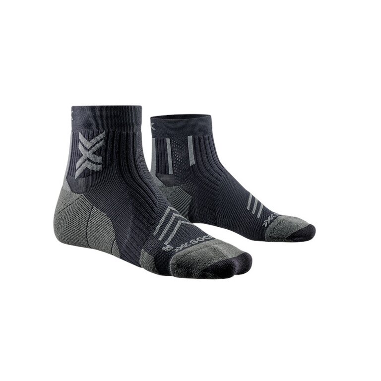 X-Socks Laufsocke Run Expert Ankle schwarz/charcoalgrau Herren - 1 Paar