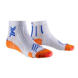 X-Socks Laufsocke Run Expert Ankle weiss/blau/orange Herren - 1 Paar