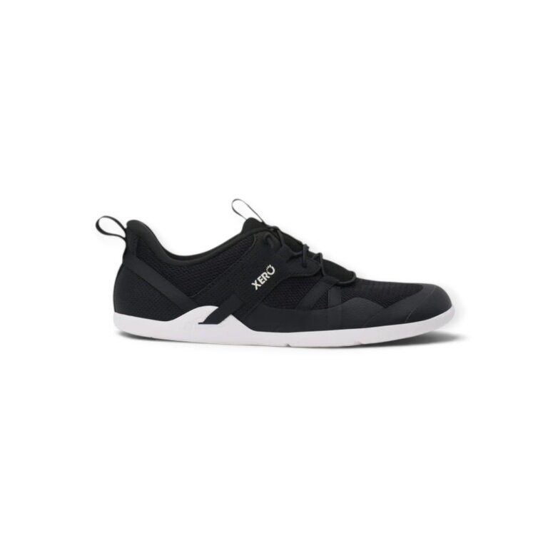 Xero Shoes Minimal-Travelschuhe Prio Coast (Barfussschuhe, breite Passform, Zero Drop) schwarz/weiss Damen