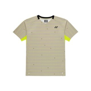 Yonex Sport-Tshirt Crew Neck Tennis Year Round (100% Polyester) 2026 khaki Herren