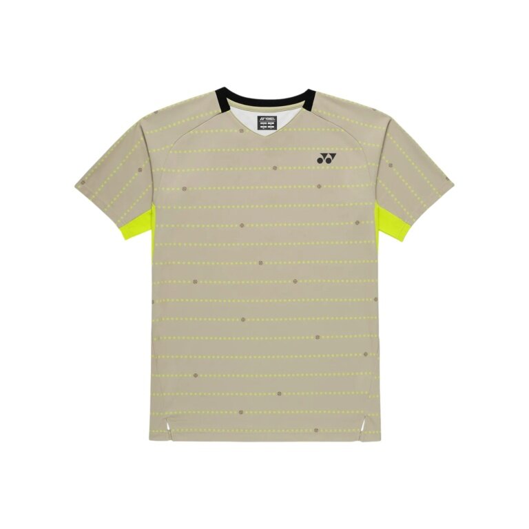 Yonex Sport-Tshirt Crew Neck Tennis Year Round (100% Polyester) 2026 khaki Herren