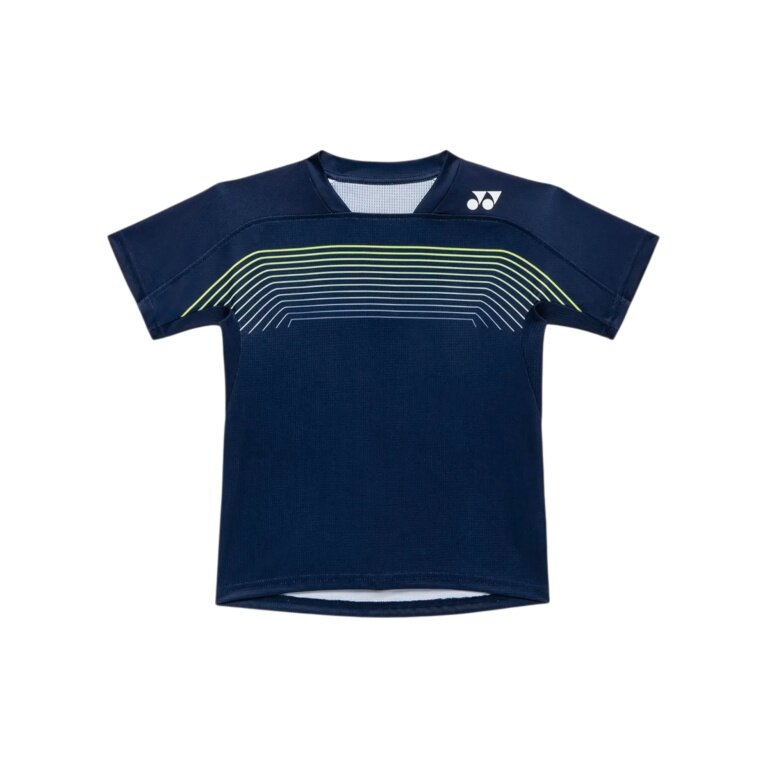 Yonex Sport-Tshirt Club Practice 10727J (100% Polyester) 2026 navyblau Jungen