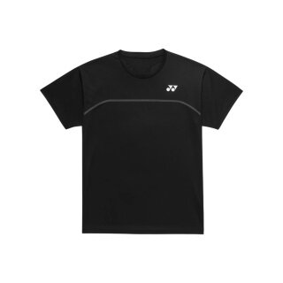Yonex Sport-Tshirt Club Practice 10728J (100% Polyester) 2026 schwarz Jungen