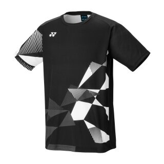 Yonex Sport-Tshirt Practice Graphic 16744 (100% Polyester) 2025 schwarz Jungen