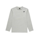 Yonex Tennis-Langarmshirt Practice (100% Polyester) 2026 silbergrau Herren