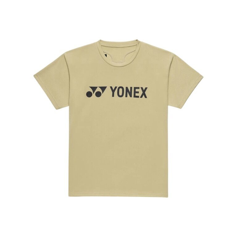 Yonex Sport-Tshirt Practice Logo 16856J (100% Polyester) 2026 khaki Jungen