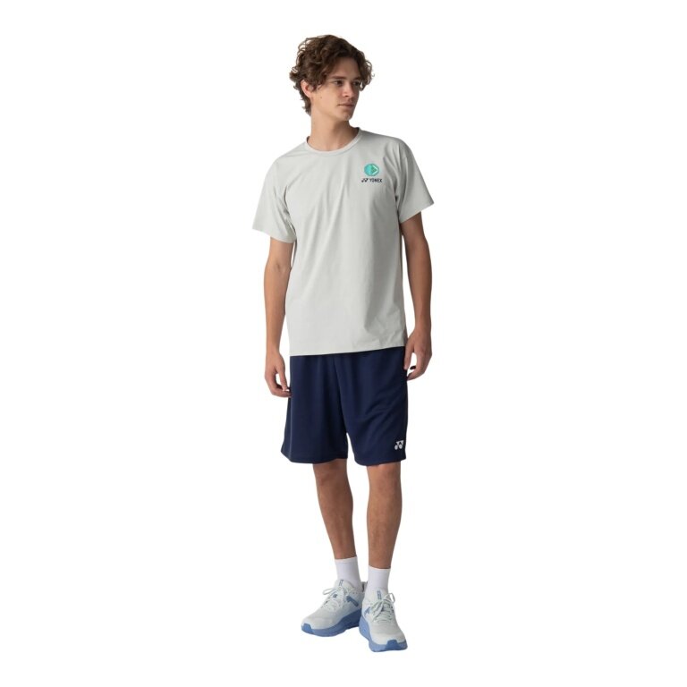 Yonex Sport-Tshirt Practice 16857 (100% Polyester) 2026 silbergrau Herren