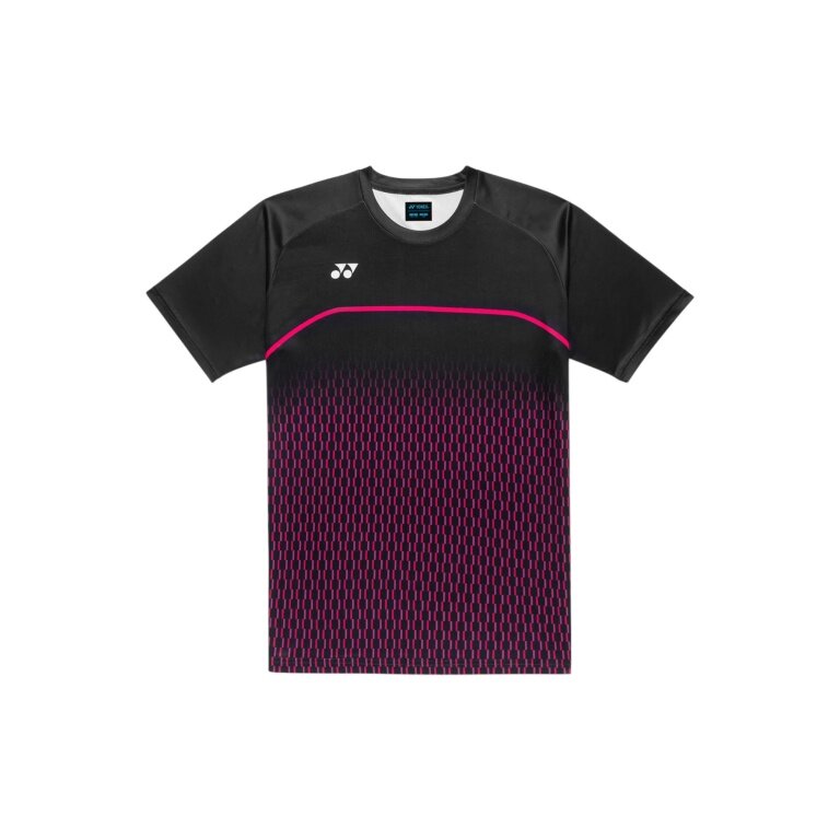 Yonex Sport-Tshirt Practice 16861J (100% Polyester) 2026 schwarz/pink Jungen