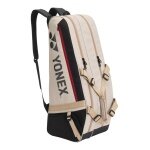 Yonex Racketbag Gearlogic Racquet (Schlägertasche, 2 Hauptfächer, Schuhfach) 2026 beige 6er