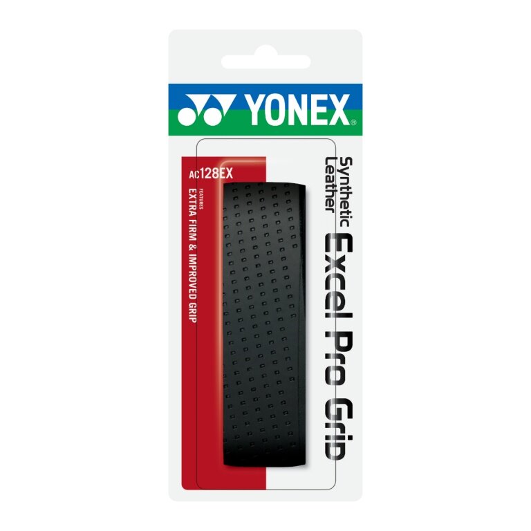 Yonex Basisband Synthetic Leather Excel Pro Grip 1.6mm schwarz - 1 Stück
