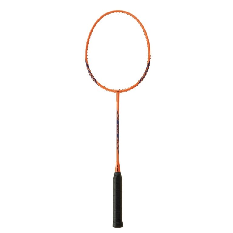Yonex Badmintonschläger B4000 (Freizeit, Schulsport) orange - besaitet -