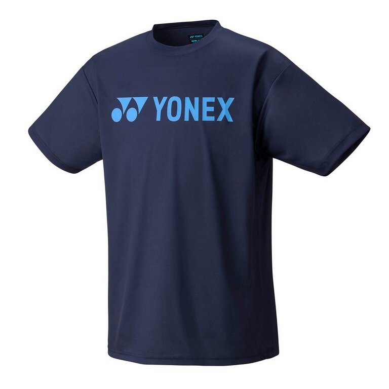 Yonex Sport-Tshirt Practice YJ0046 Big Logo (100% Polyester) 2025 indigoblau Jungen