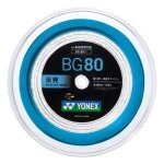 Yonex Badmintonsaite BG80 (Kontrolle+Touch) hellblau 200m Rolle