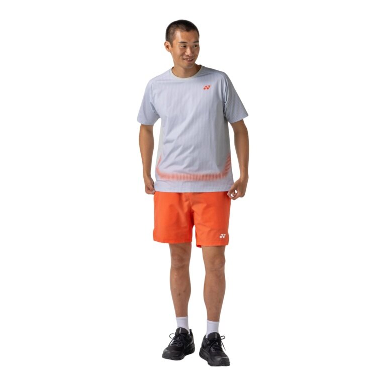 Yonex Sport-Tshirt Practice 16844 (100% Polyester) 2026 silbergrau Herren