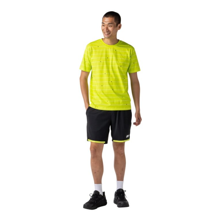 Yonex Sport-Tshirt Practice 16840 (100% Baumwolle) 2026 fesh limegrün Herren