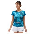 Yonex Sport-Shirt Crew Neck Club Team YW0034 (100% Polyester) blaugrün Damen
