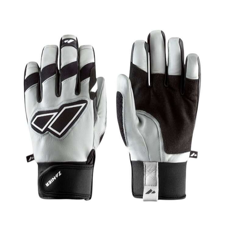Zanier Kletterhandschuhe Mymountainpassion Glove (Ziegenleder) schwarz/silber - 1 Paar