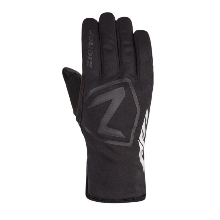 Ziener Fahrrad Handschuhe DAQUA-Z AS® TOUCH (Gel Polsterung, wasserdicht) schwarz - 1 Paar