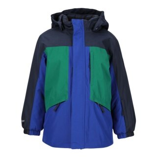 Zigzag Winter-Skijacke Arctic Ski Jacket W-Pro 10000 (wasserdicht, winddicht) navyblau/grün/blau Kinder