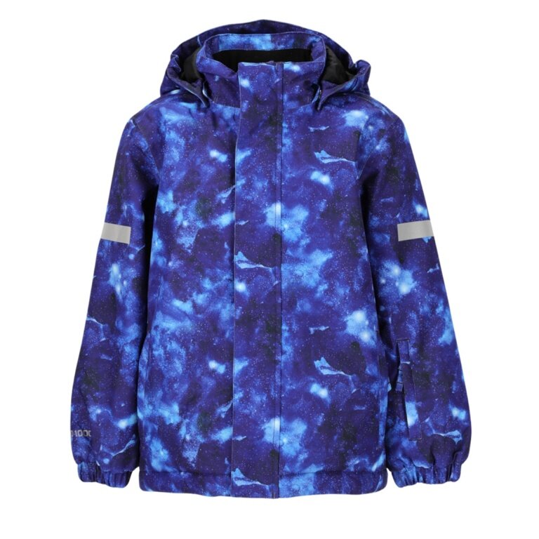 Zigzag Winter-Skijacke Funzone Printed Ski Jacket W-PRO 10000 (wasserdicht, winddicht) blau/bunt Kinder