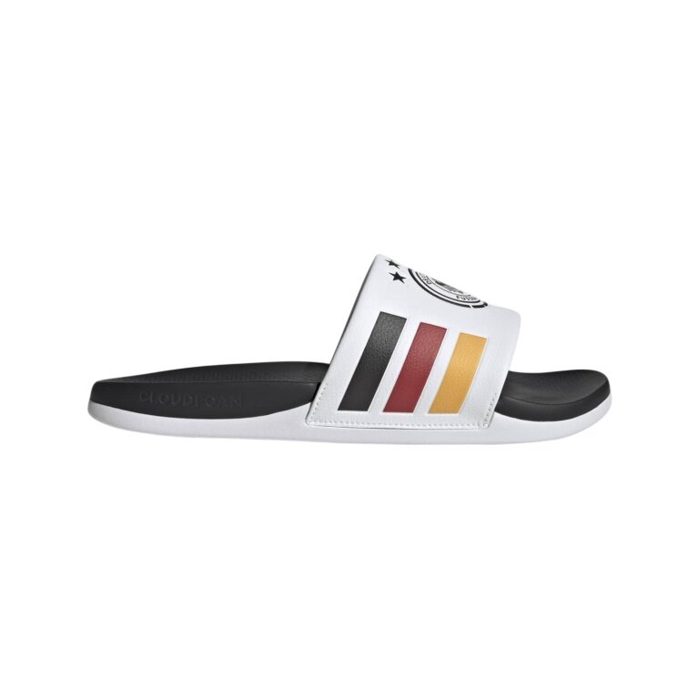 adidas Badeschuhe Adilette Comfort 2.0 Germany Slides weiss/schwarz - 1 Paar
