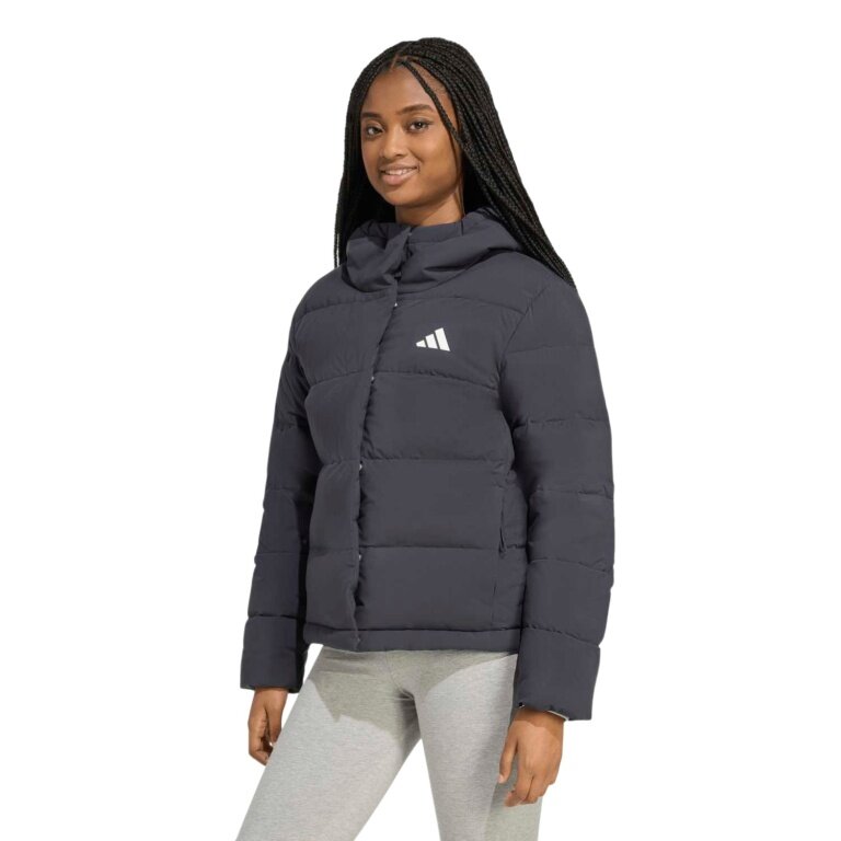 adidas Daunenjacke Helionic Climawarm (wärmeisolierung) schwarz Damen