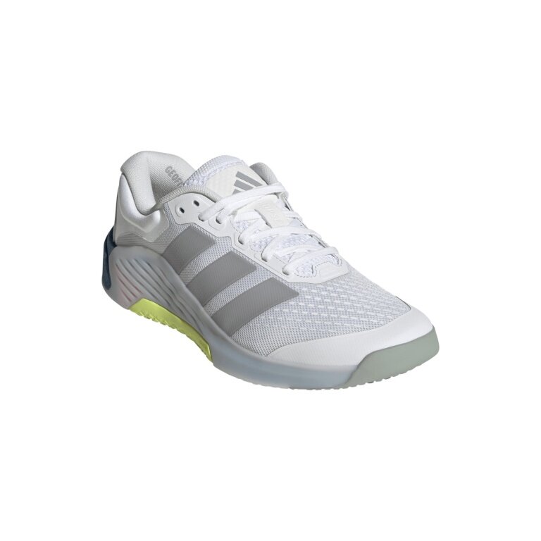 adidas Fitnessschuhe Dropset 4 Power Trainer weiss/silber/blau Damen
