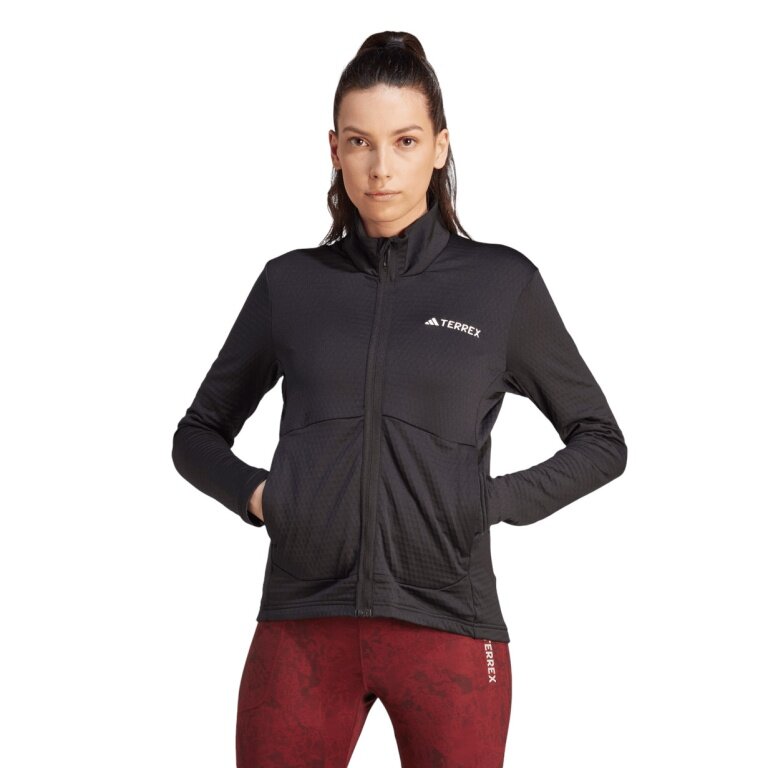 adidas Fleecejacke Terrex Multi Light schwarz Damen