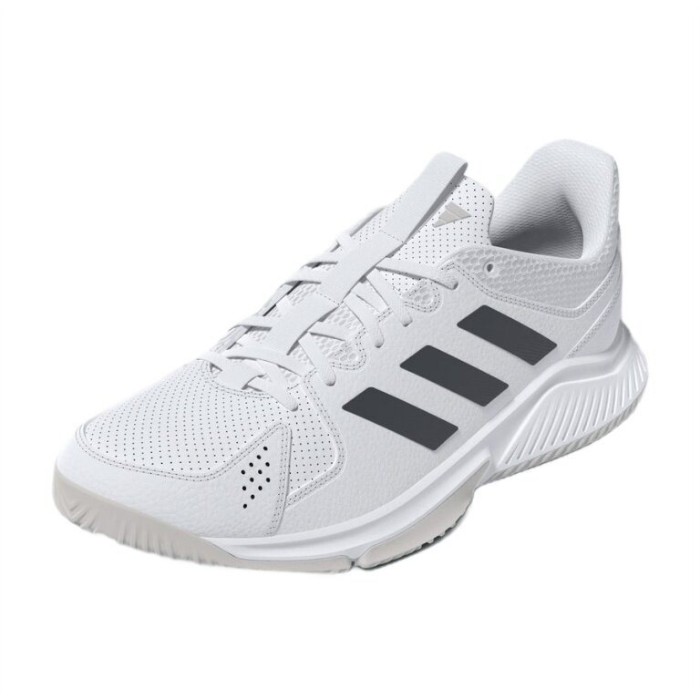 adidas Hallen-Indoorschuhe Court Flight weiss/grau Damen