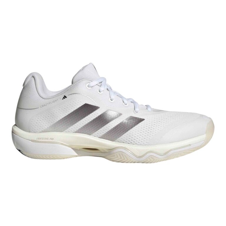 adidas Hallen-Indoorschuhe CrazyFlight 7 weiss/silber Herren