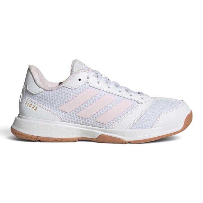 adidas Hallen-Indoorschuhe Ligra 8 weiss/rosa Damen