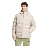 adidas Winter-Daunenjacke Helionic Hooded (wind- wasserabweisend) beige Herren